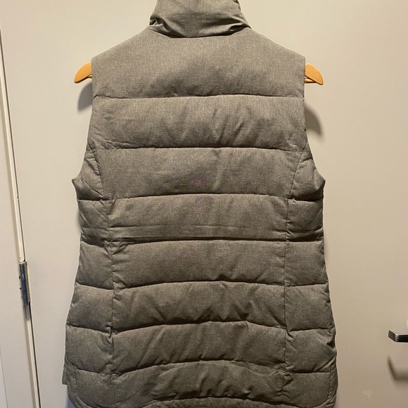Talbots Gray Quilted Puffer Vest - Gray Small - Picture 2 of 4
